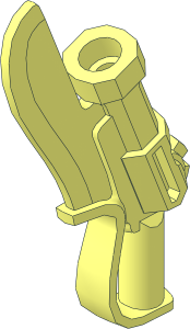 Minifig  Gun with Blade