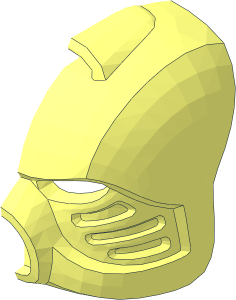 ~Minifig Mask Kanohi Hau - Half