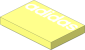Tile  2 x  3 with White "adidas" Text Pattern