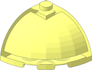 ~Panel  3 x  3 x  1.667 Dome Quarter without Patternable Surface