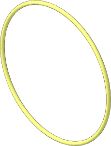 Rubber Belt Round 42 /  1.6