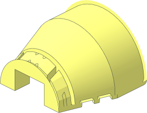 ~Windscreen  6 x  5 x  2.667 without Patternable Surface