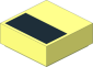 Tile  1 x  1 with Black Rectangle Stripe Pattern