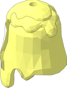 ~Minifig Mask Slime without Patternable Surfaces