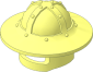 Minifig Helmet with Chinstrap and Wide Brim