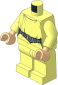 Minifig Body SMART Tag with Arms, Hands and Legs with SW Leia Loose Dress and Belt with 5 Silver Emblems Pattern