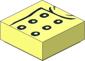 Tile  1 x  1 with Chef Jacket Pattern