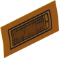 Sticker  0.75 x  1.75 Turn Indicator Right on Orange (Formed)
