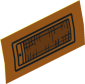 Sticker  0.75 x  1.75 Turn Indicator Left on Orange (Formed)