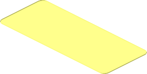 ~Sticker Back  0.8 x  1.9