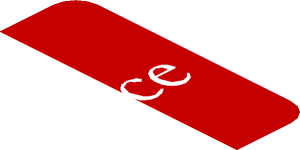~Sticker  0.8 x  1.9 with White CapitalSource Logo on Red Background Right - First Face