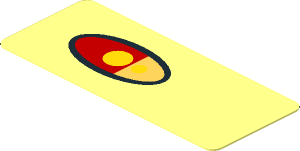 Sticker  0.8 x  1.9 with Tail Light