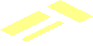 ~Sticker  0.8 x  1.9 with Black "PORSCHE ELLIGENT ORMANCE" on Black Halftone Stripes on White Background - First Face First Stripe Background