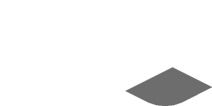 ~Sticker  0.8 x  1.9 with Dark Grey Lines on White Background Back Right - Sixth Face