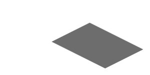 ~Sticker  0.8 x  1.9 with Dark Grey Lines on White Background Back Left - First Face