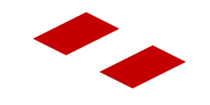 ~Sticker  0.8 x  1.9 with White Stripes and Black Headlamp on Red Background Right - First Face