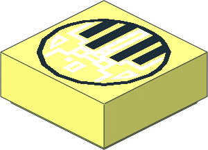 Tile  1 x  1 with SW Hatch Pattern