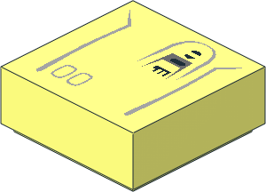 Tile  1 x  1 with SW First Order Backpack Pattern