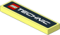 Tile  1 x  4 with LEGO Logo and "TECHNIC" Sticker