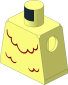 Minifig Torso with Dark Red Parrot Costume Pattern