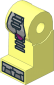 Minifig Leg Right with Robot Limbs and Talons (Kraangdroid 2013) Pattern