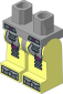 Minifig Hips and Legs with Robot Limbs and Talons (Kraangdroid 2013) Pattern