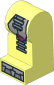 Minifig Leg Left with Robot Limbs and Talons (Kraangdroid 2013) Pattern
