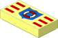 Tile  1 x  2 with Coastguard Pattern