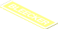 Sticker  0.8 x  2.8 with White "BLEECKER" and Border