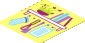 Sticker  3.1 x  2.8 with Hanging Kitchen Utensils