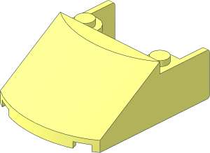=Windscreen  5 x  4 x  1.667 Curved