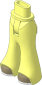 Figure Friends Hips and Legs with Bell-Bottoms Pants with Dark Tan Shoes with White Soles Pattern