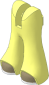Figure Friends Legs with Bell-Bottoms Pants with Dark Tan Shoes with White Soles Pattern