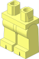Minifig Hips and Legs with Black Gaps between 4 Toes Pattern