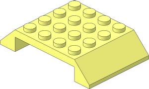 Slope Brick 45  6 x  4 Double with Open Centre