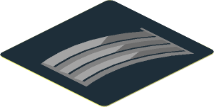 Sticker  1.9 x  1.8 with Silver Air Vents on Black Background Left (Needs work)