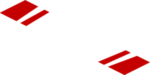 ~Sticker  1.9 x  1.8 with Ferrari Square Badge and Red Stripes on White Background - Second Face