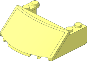 Windscreen  5 x  6 x  1.667 with Dual Moulded Frame