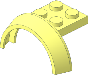 Car Mudguard  4 x  3 x  1.667 Conical