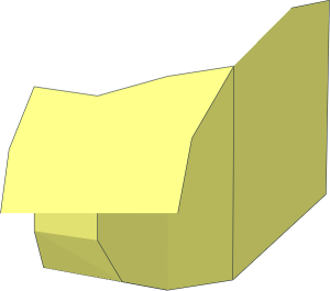 ~Rock  2 x  2 x  1 Top - 1/8th Rim