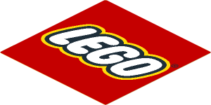 Sticker  5.8 x  5.8 with Lego Logo