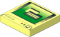 Tile  2 x  2 with Green Monitor Screen, Plain Power Button and Dark Grey Window Pattern