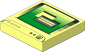 Tile  2 x  2 with Green Monitor Screen, Dark Bluish Grey Switch Button and Window Pattern