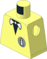 Minifig Torso with White Bowtie and Information Center Logo and Lego Logo on Back Pattern