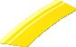 Sticker  0.8 x  2.5 with Yellow Stripes on Transparent Background Right Formed