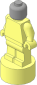 Minifig Statuette with Molded Light Bluish Grey Head Pattern