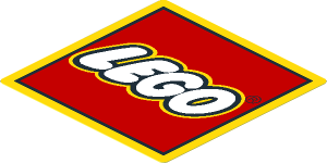 Sticker  2.7 x  2.7 with Lego Logo 1973 on Yellow