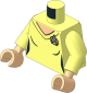 Minifig Torso with Arms and Hands with ST Uniform Vest with Starfleet Combadge and Light Nougat Neck Pattern