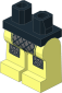 Minifig Hips and Legs with Armour and Spiked Kneepads Pattern