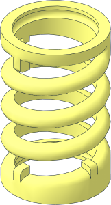 Technic Shock Absorber  9L Thick Fake Spring (Extended)